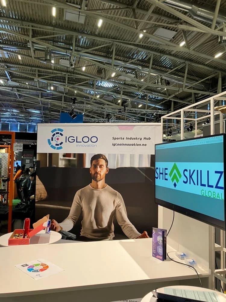 Igloo's stand at the ISPO sports industry exhibition.