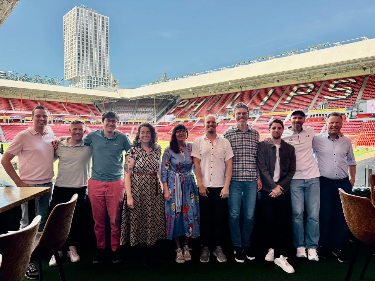 Springboard 2 partners gathered at Philips Stadium in Eindhoven.